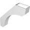 Ekena Millwork 5 1/2-in. W x 28-in. D x 32-in. H Legacy Architectural Grade PVC Knee Brace BRCP055X28X32LEC - alternate 6